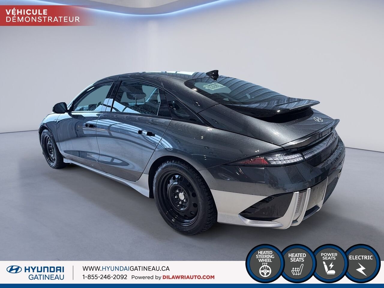 HYUNDAI IONIQ 6 2024 Gris nocturne Gatineau - photo #3