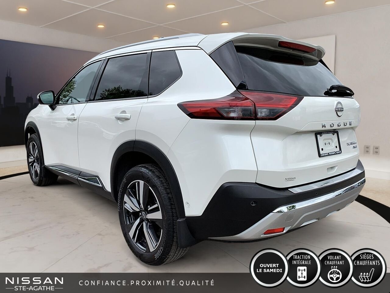 Nissan Rogue 2023 Blanc Saint-Jérôme - photo #4