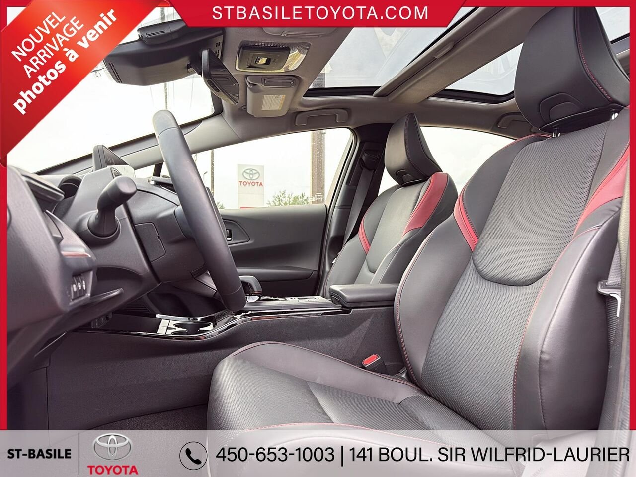 TOYOTA PRIUS PRIME 2024 Rouge Saint-Basile-le-Grand - photo #3