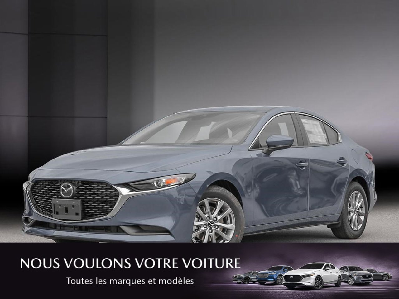 2026 Mazda Mazda3 JM1BPBCL9T1876974 Polymetal Grey Metallic Mirabel - photo #0