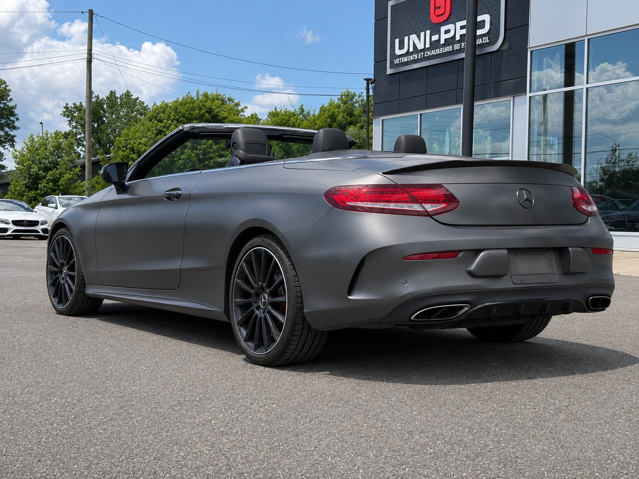 Mercedes-Benz C43 AMG Convertible 2018 Gris Granby - photo #4