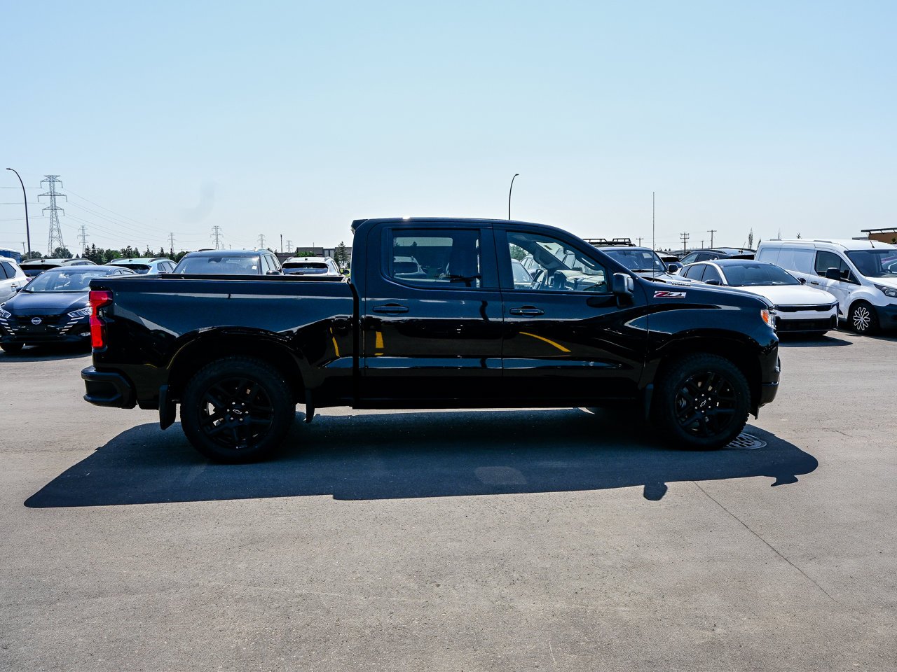 2024 Chevrolet Silverado 1500 4WD Crew Cab 147 RST Black Sherwood Park - photo #14