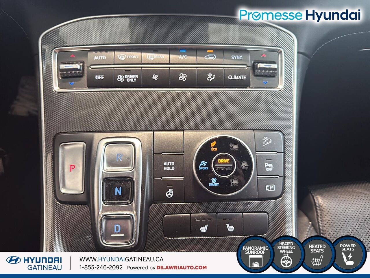 2022 Hyundai Santa Fe Hybrid White Gatineau - photo #14
