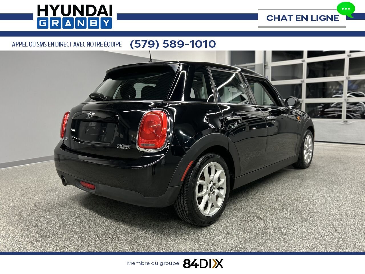 MINI Cooper toit rigide 5 portes 2016 Noir Granby - photo #6