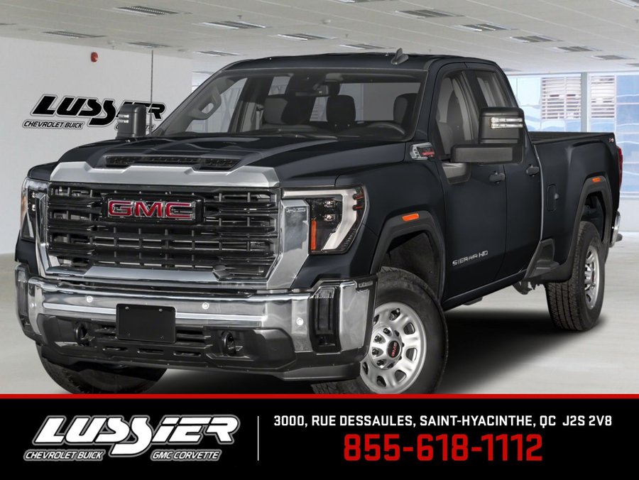 GMC Sierra 3500HD Pro cabine double 4RM 162 po 2026 NOIR ONYX