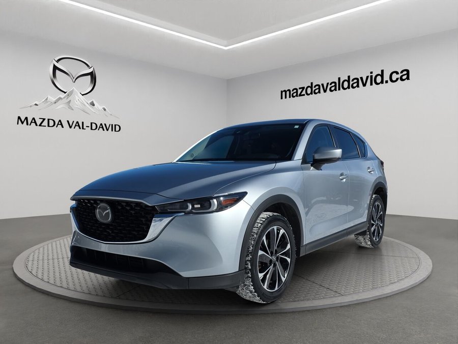 Mazda CX-5 GS AWD, Toit ouvrant, Volant chauffant, Sièges en cuir 2022 Gris