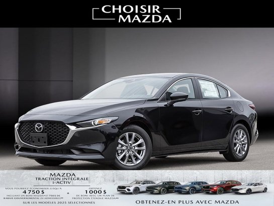 2025 Mazda Mazda3 2025 Jet Black Mica