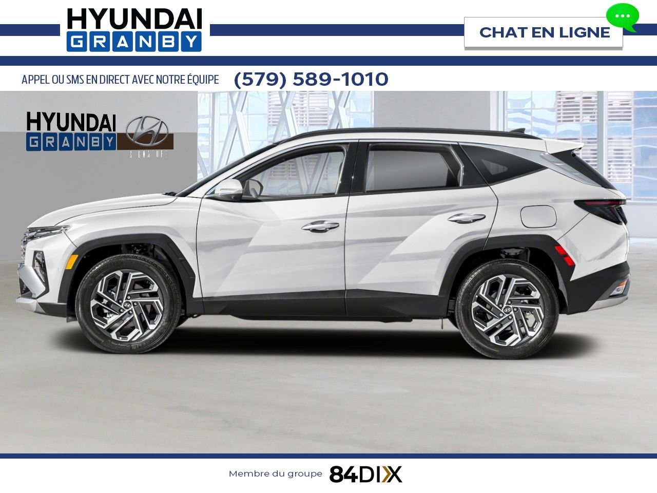 HYUNDAI Tucson hybride 2025 Blanc cristal Granby - photo #1