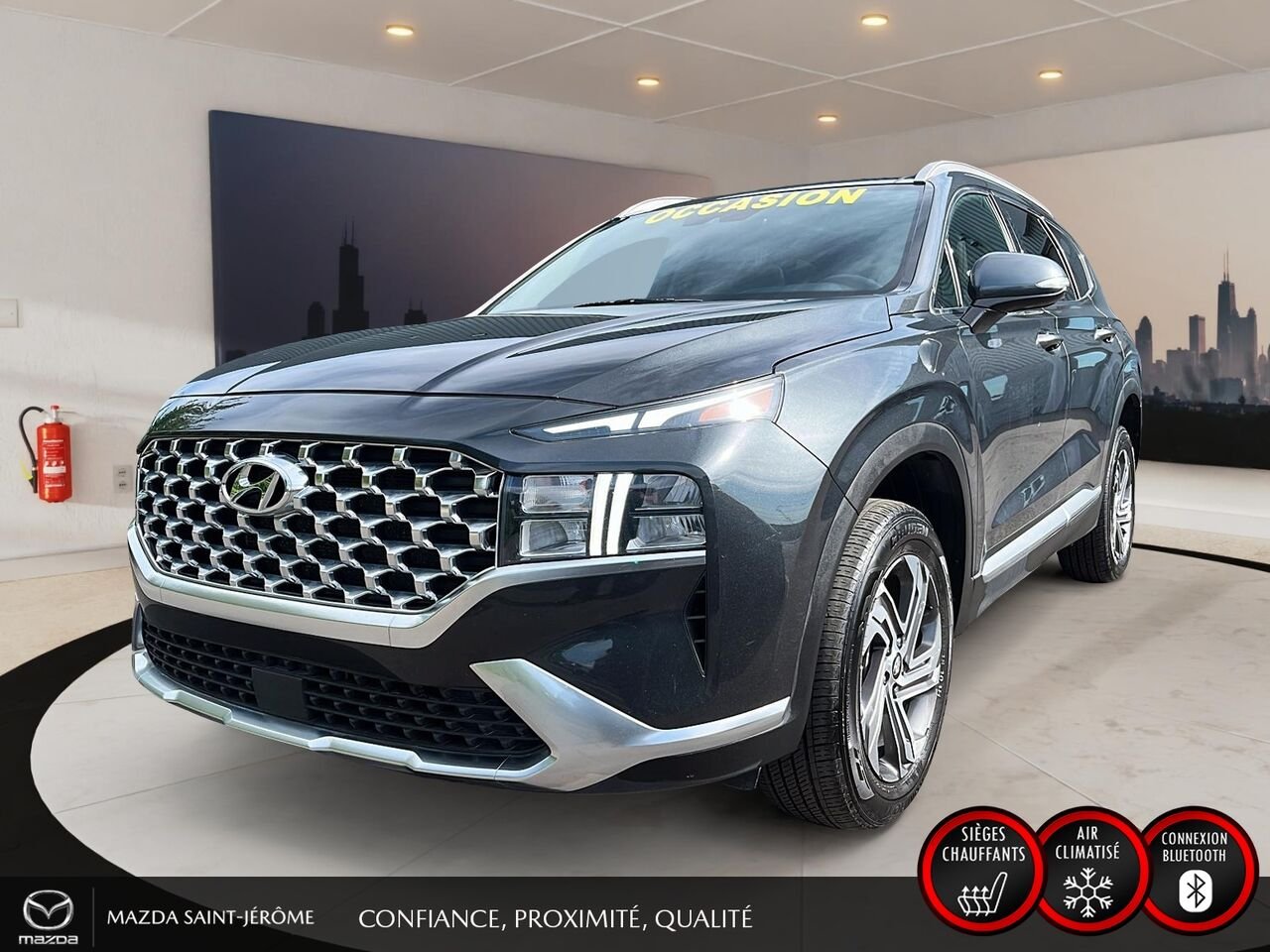 Hyundai Santa Fe Preferred TI avec ensemble Trend | TOIT PANO | CUIR | AWD | 2023 Gris Saint-Jérôme - photo #0