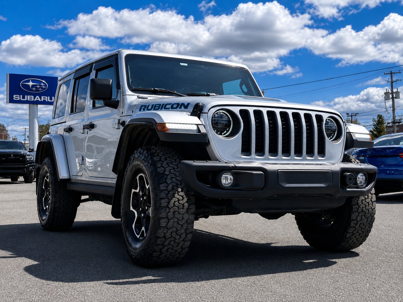 2022 Jeep Wrangler 4xe RUBICON Silver Granby - photo #8