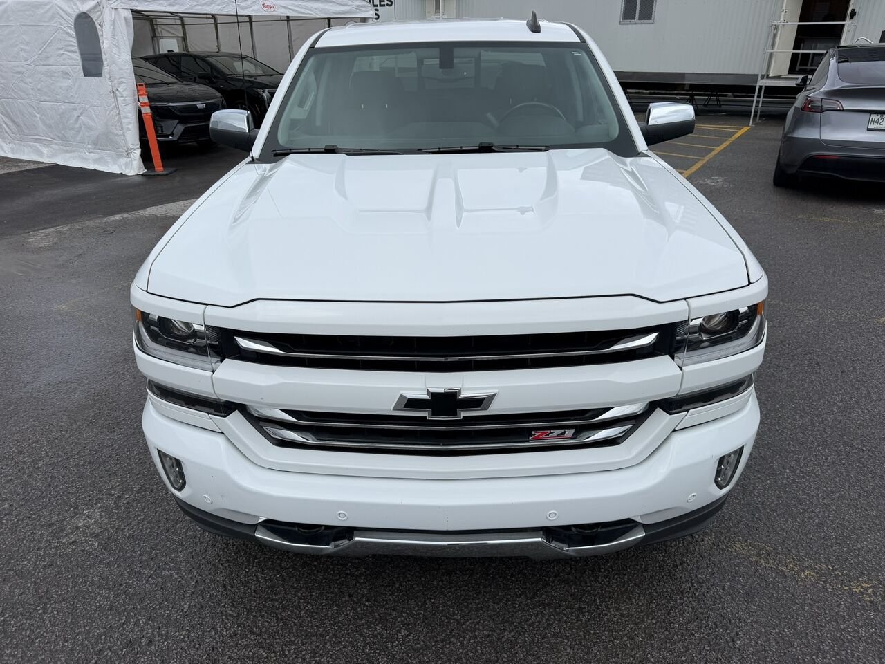 2017 Chevrolet Silverado 1500 2LTZ 5.3L ENCEMBLE Z71 QUAD CAB White Laval - photo #3