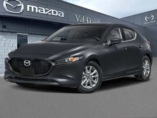 2026 Mazda Mazda3 Sport Automatique, tout équipé, sièges chauffants, caméra de recul, Port USB-C Jet Black Mica