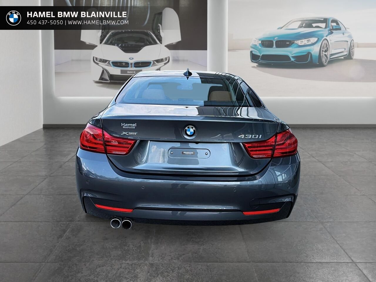 2019 BMW Série 4 430i xDrive coupé Grey Blainville - photo #2