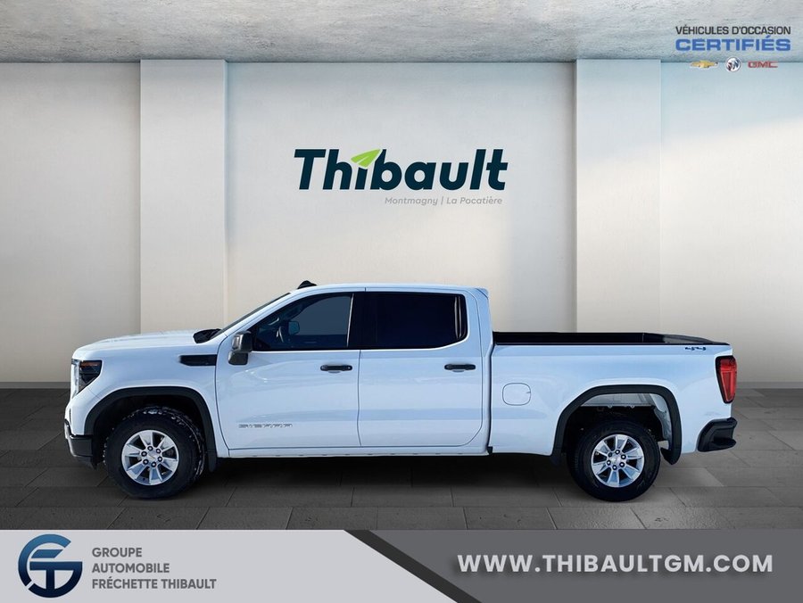 GMC SIERRA 150 Pro cabine multiplace 4RM 157 po 2024 Blanc