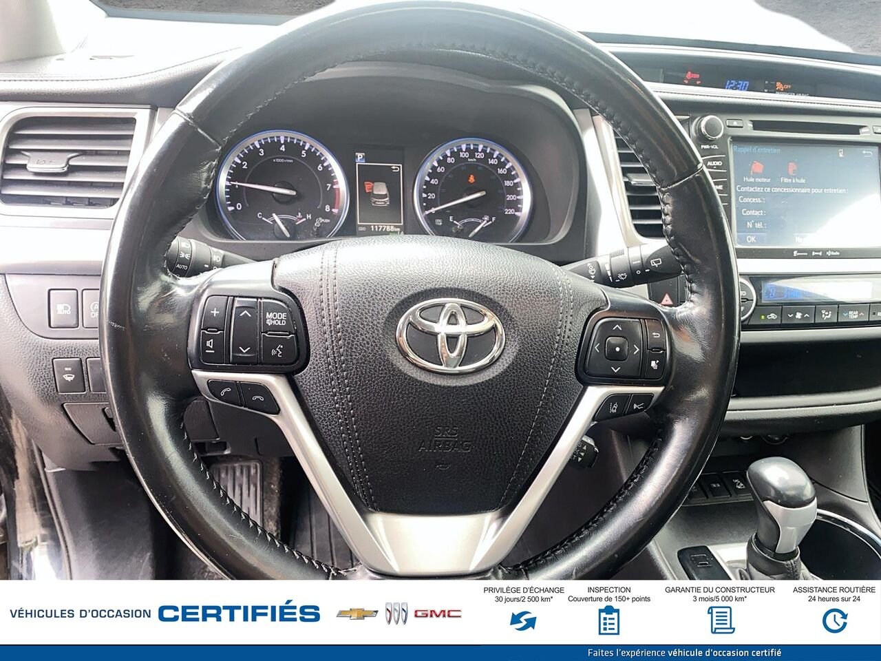 TOYOTA HIGHLANDER SE/XLE Traction intégrale 4 portes XLE 2017 Noir Montmagny - photo #10