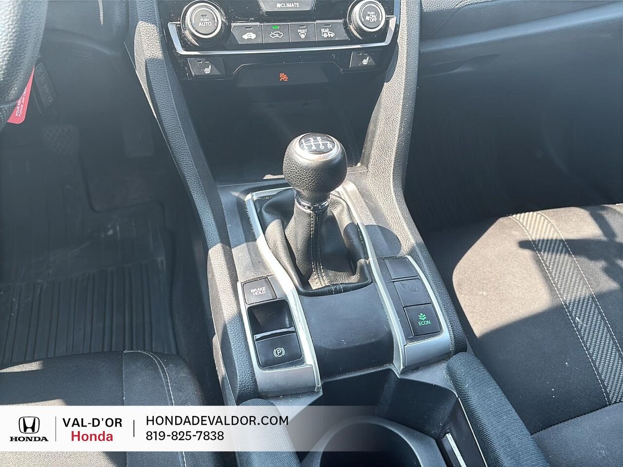 2018 Honda Civic Berline LX BM Blue Val-d'Or - photo #9