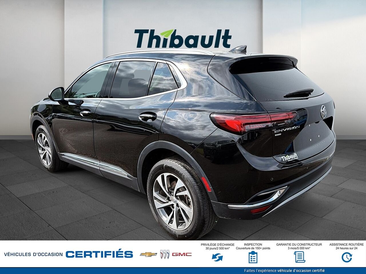 BUICK ENVISION Essence 4 portes TI 2022 Noir Montmagny - photo #3