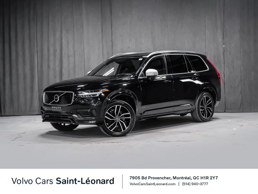 2017 Volvo XC90 T6 R-DESIGN CONVENIENCE AFFICH. TÊTE HAUTE POLESTAR OPTIMISATION Black