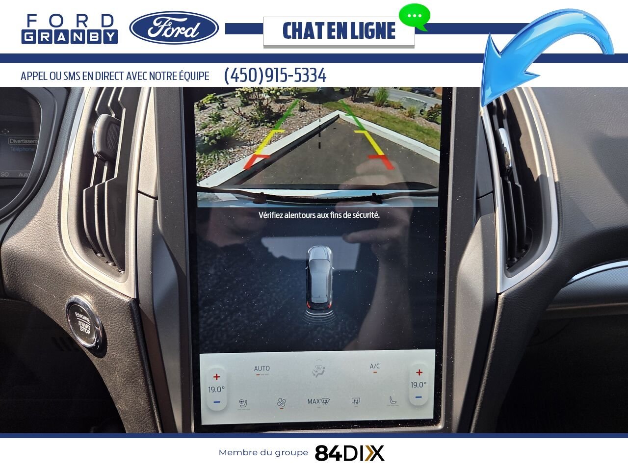 Ford Edge 2022 Blanc Granby - photo #16
