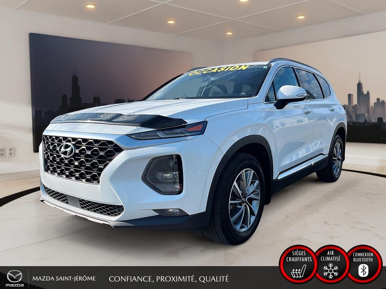 Hyundai Santa Fe 2019 Blanc Saint-Jérôme - photo #0