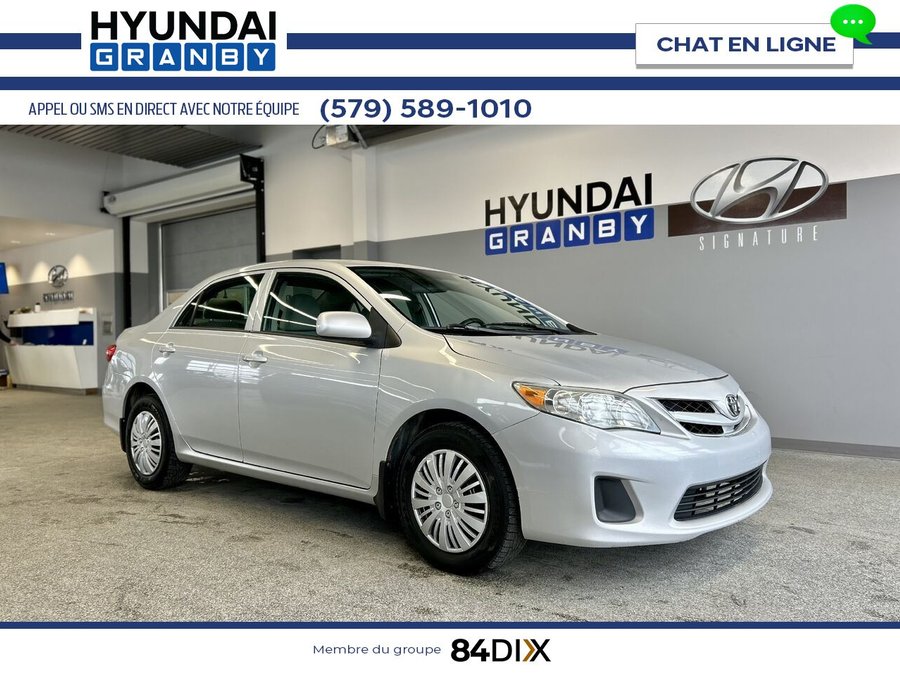 Toyota Corolla 2013 2013 Argent