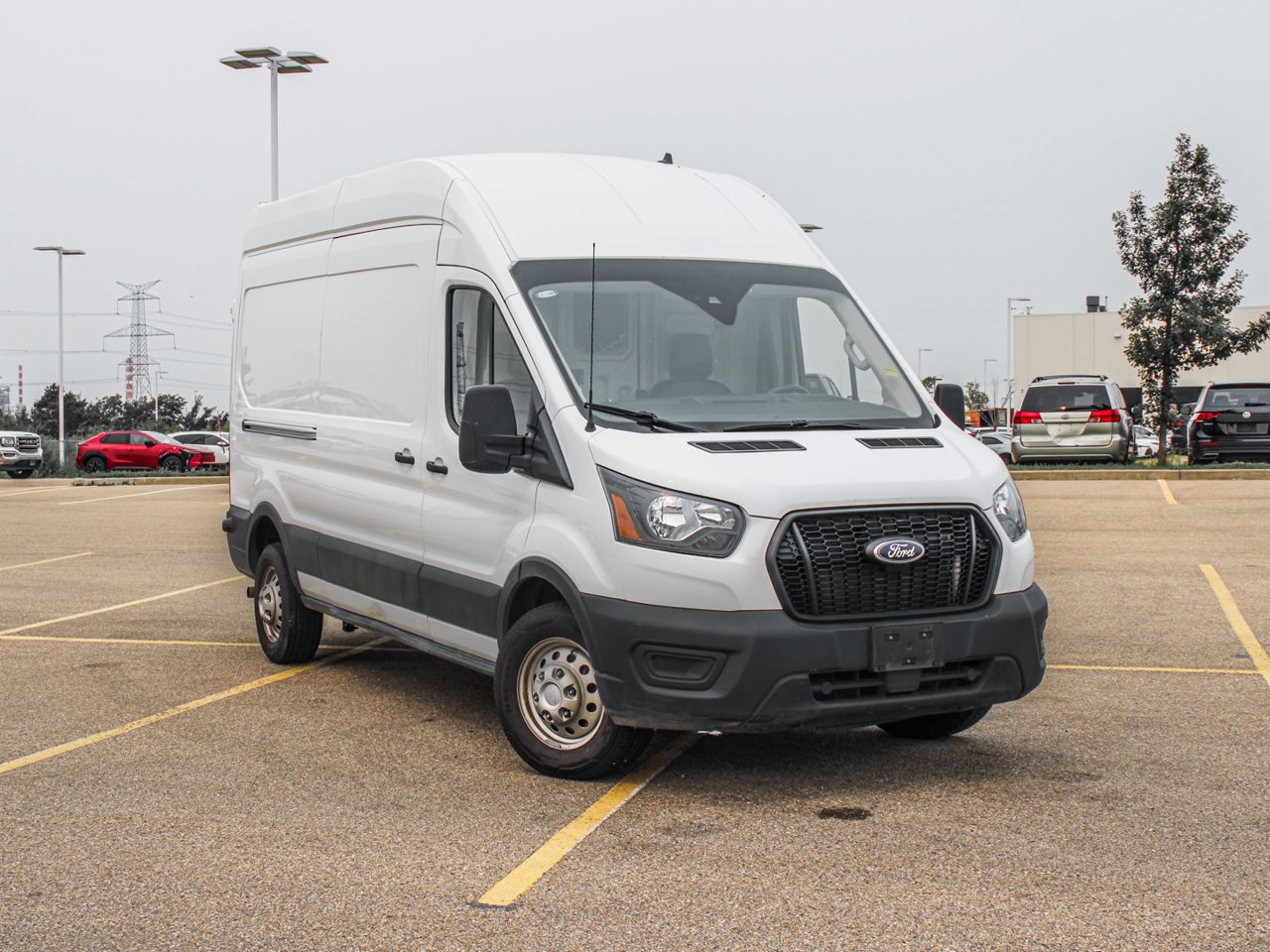 2025 Ford Transit Cargo Van T-250 148 Hi Rf 9070 GVWR AWD White Sherwood Park - photo #1