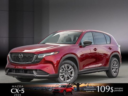 Mazda CX-5 2026 2026 Rouge vibrant cristal métallisé