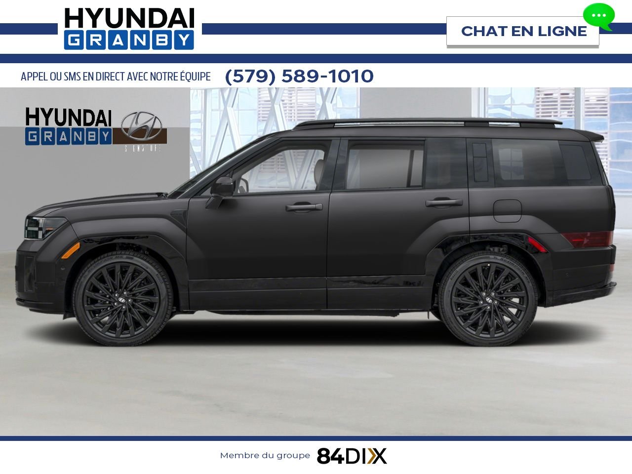 HYUNDAI Santa Fe 2025 Noir de l'aube Granby - photo #1