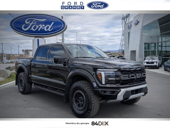 Ford F-150 Raptor SuperCrew 4RM caisse de 5,5 pi 2025 Noir