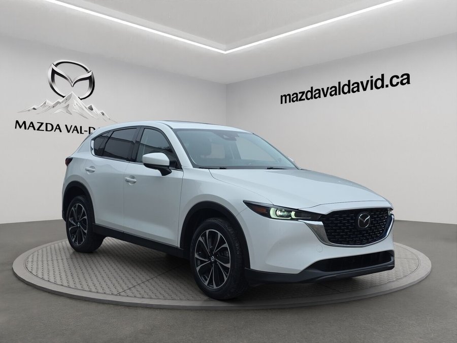 Mazda CX-5 GT TI, APPLE CAR PLAY, TOIT OUVRANT, HAYON ÉLECTRIQUE 2023 Blanc