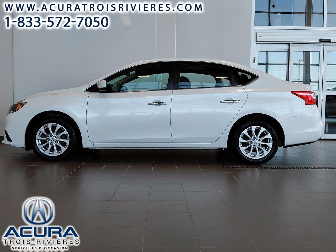 Nissan Sentra SV 2018 Blanc Trois-Rivières - photo #5
