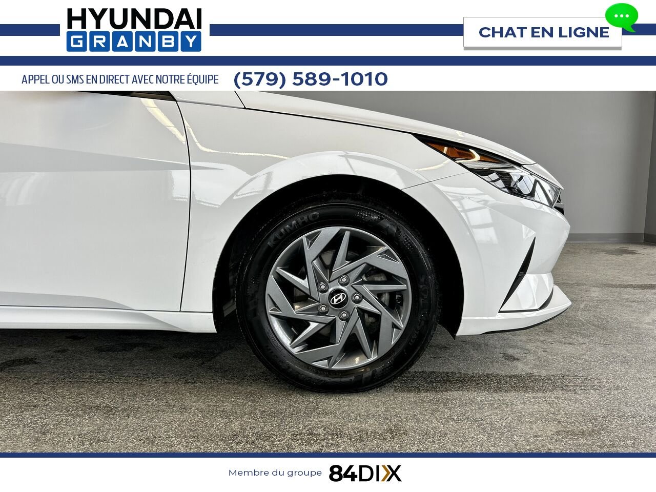 Hyundai Elantra 2023 Blanc Granby - photo #8
