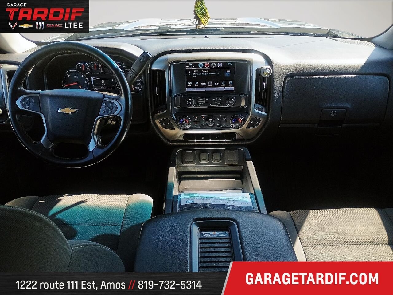 CHEVROLET SILVERADO 1500 4RM, EMP. COURT, CABINE 45178C 2018 Noir Amos - photo #10