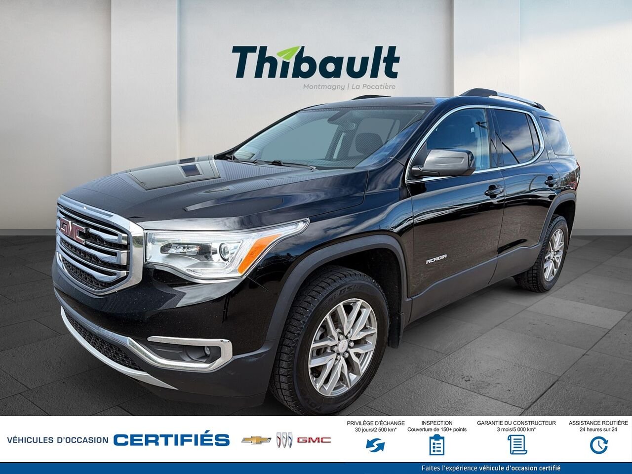 GMC ACADIA SLE 4 portes TA pour SLE-2 2017 Noir Montmagny - photo #0