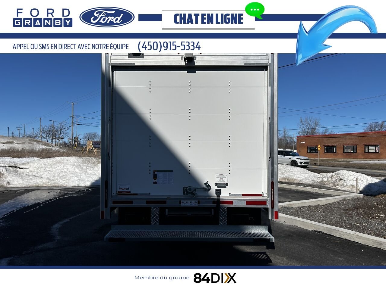 Ford TRANSIT FOURGON TRONQUÉ 2024 Blanc Granby - photo #3