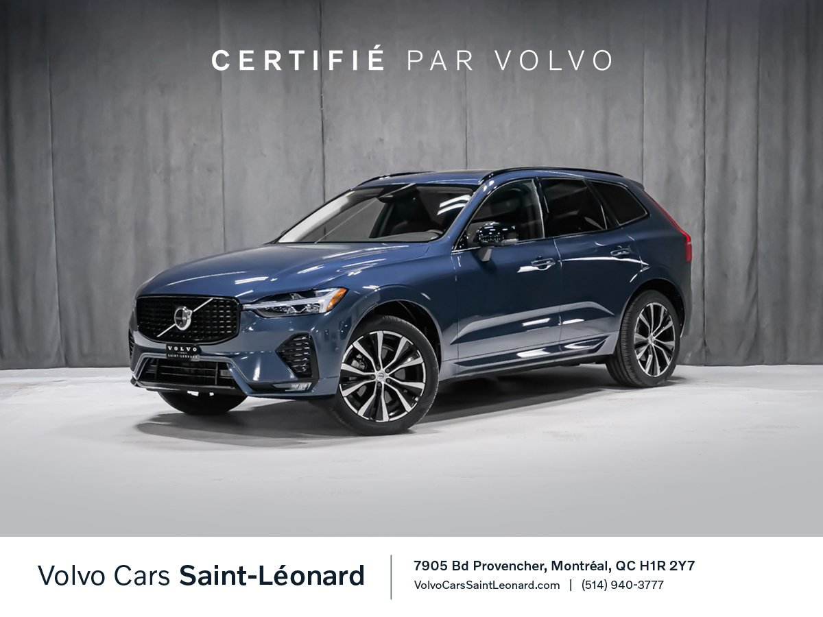 2023 Volvo XC60 B6 PLUS DARK CLIMATE Blue Montreal - photo #0