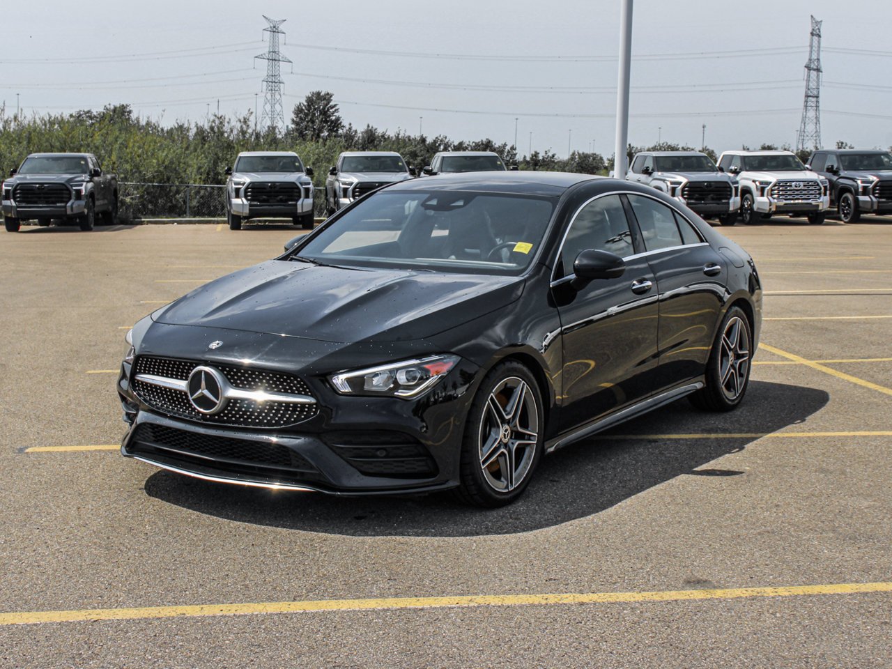 2020 Mercedes-Benz CLA CLA 250 4MATIC Coupe Black Sherwood Park - photo #3