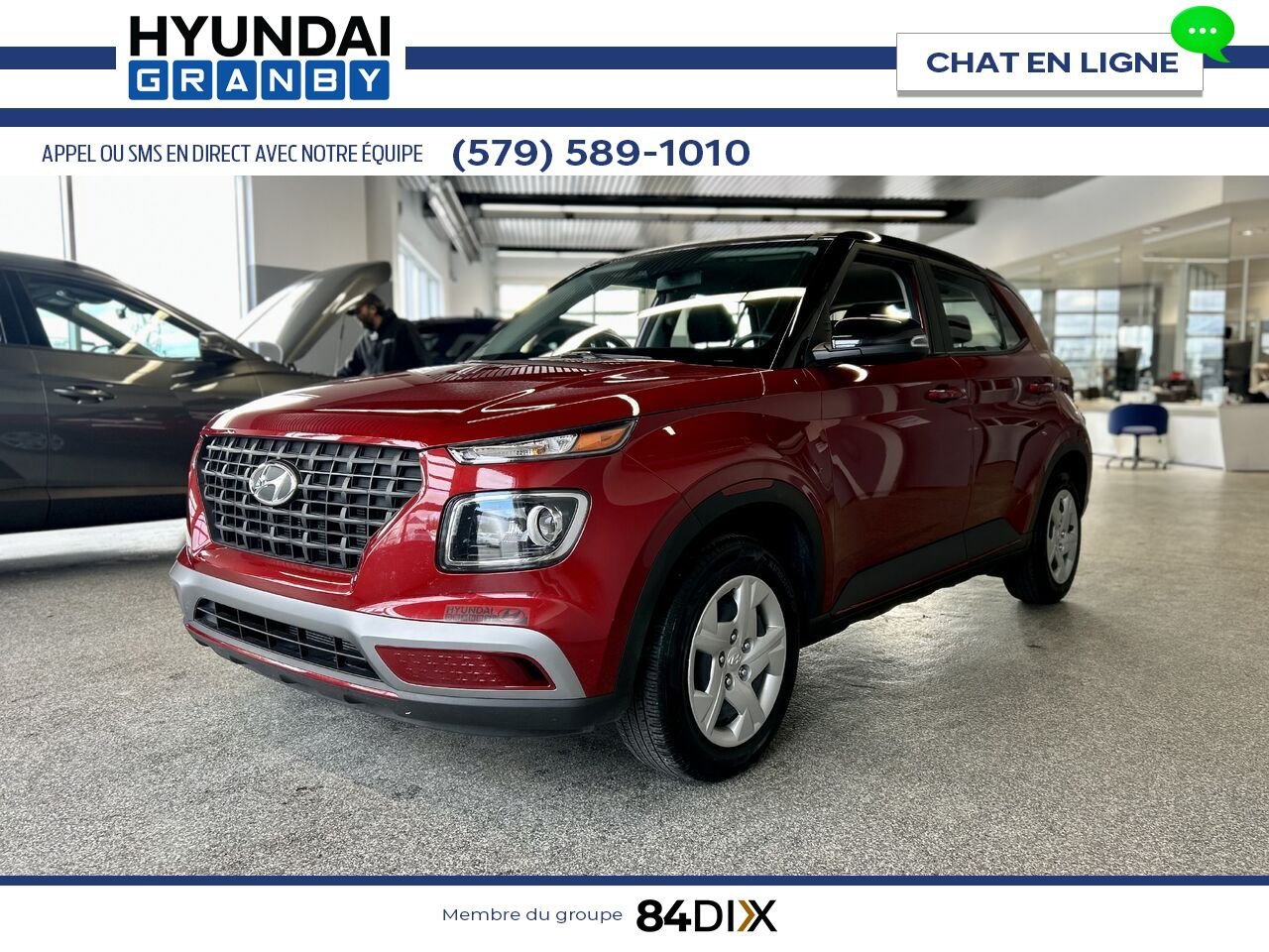 Hyundai Venue 2023 Rouge Granby - photo #3