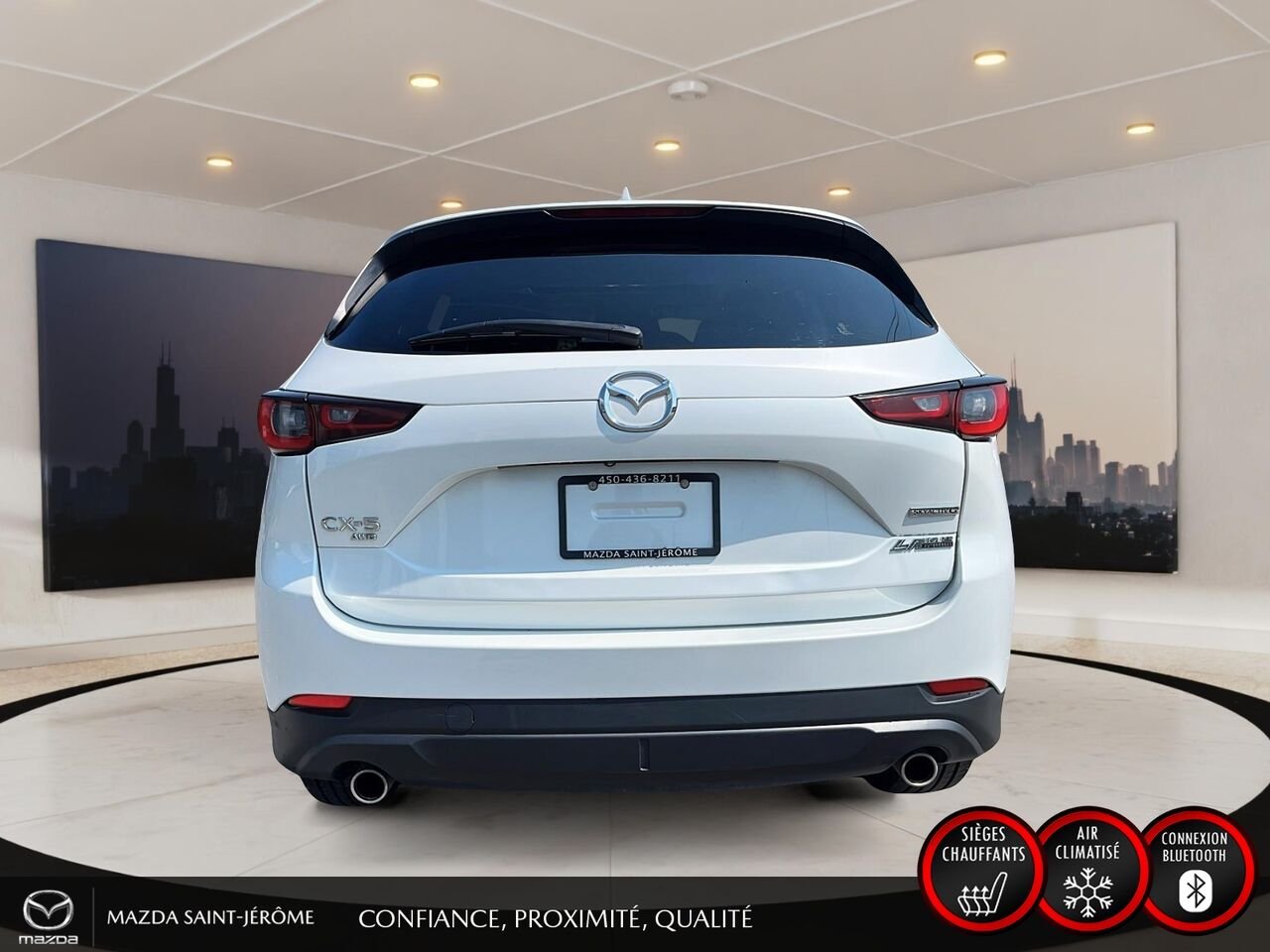 2023 Mazda CX-5 White Ste-Agathe des Monts - photo #6