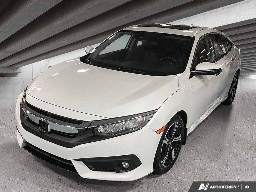 2018 Honda Civic Sedan 254129A | Touring White Edmonton - photo #0