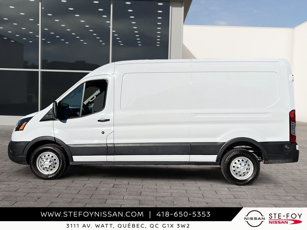 2024 Ford Transit T-250 TI toit moyen White Ste-Foy - photo #4