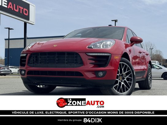 Porsche Macan S 2018 2018 Rouge