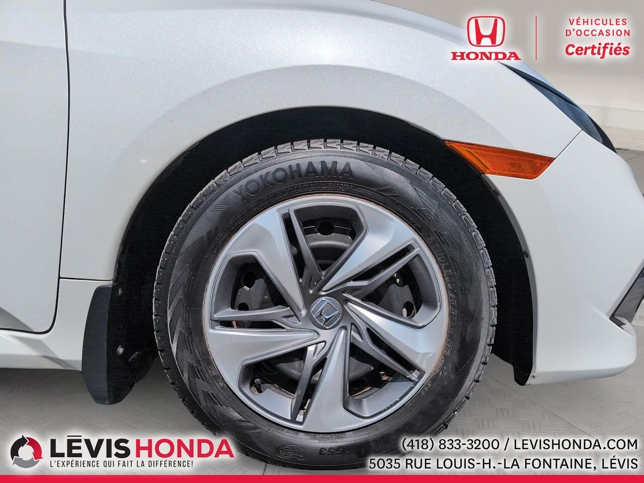 Honda Civic LX LX BM 2019 Blanc Lévis - photo #14