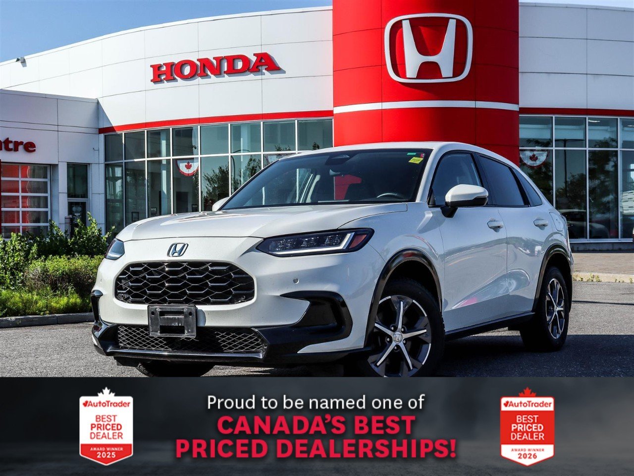 Honda HR-V EX-L Navi AWD CVT 2023 White Ottawa & Gatineau - photo #0