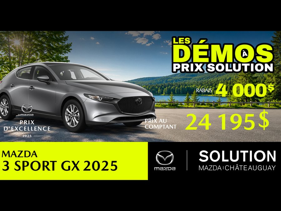 2025 MAZDA Mazda3 Sport 2025 Machine Grey Metallic
