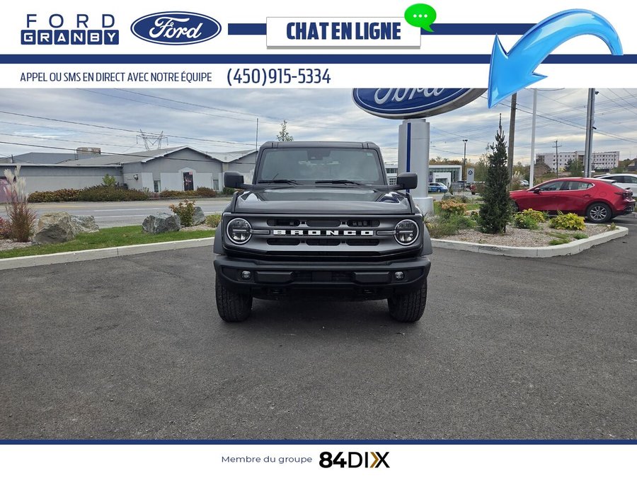 Ford Bronco Big Bend 4 portes 4x4 2023 Noir