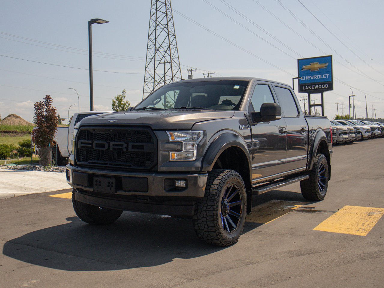 2017 Ford F-150 4WD SuperCrew 145 XLT Grey Sherwood Park - photo #3