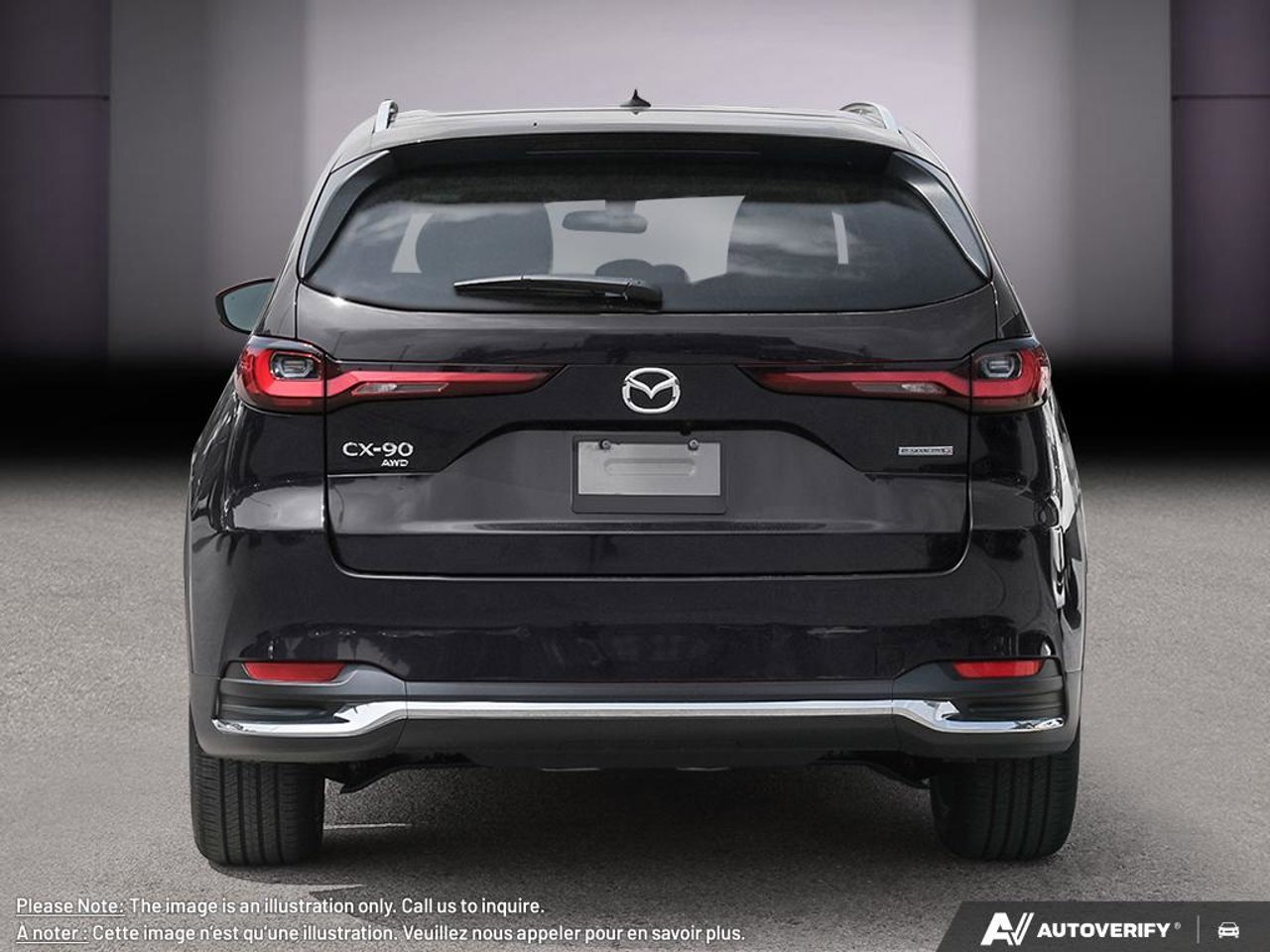 Mazda CX-90 hybride rechargeable JM3KKEHA4T1373805 2026 Noir de jais mica Mirabel - photo #4