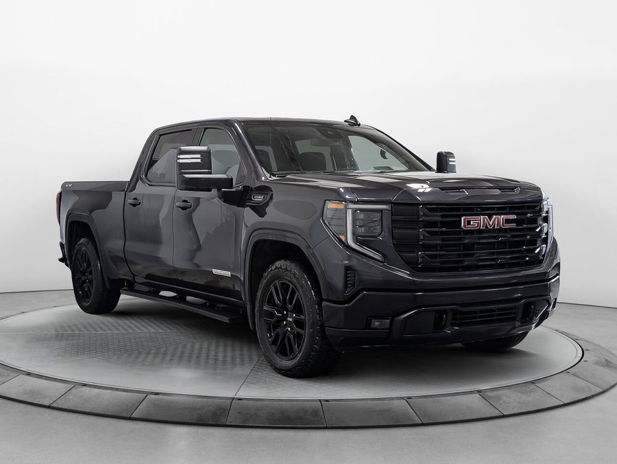 GMC Sierra 1500 4WD Crew Cab Moteur 3.0L Diesel Sièges Chauffants 2022 Gris