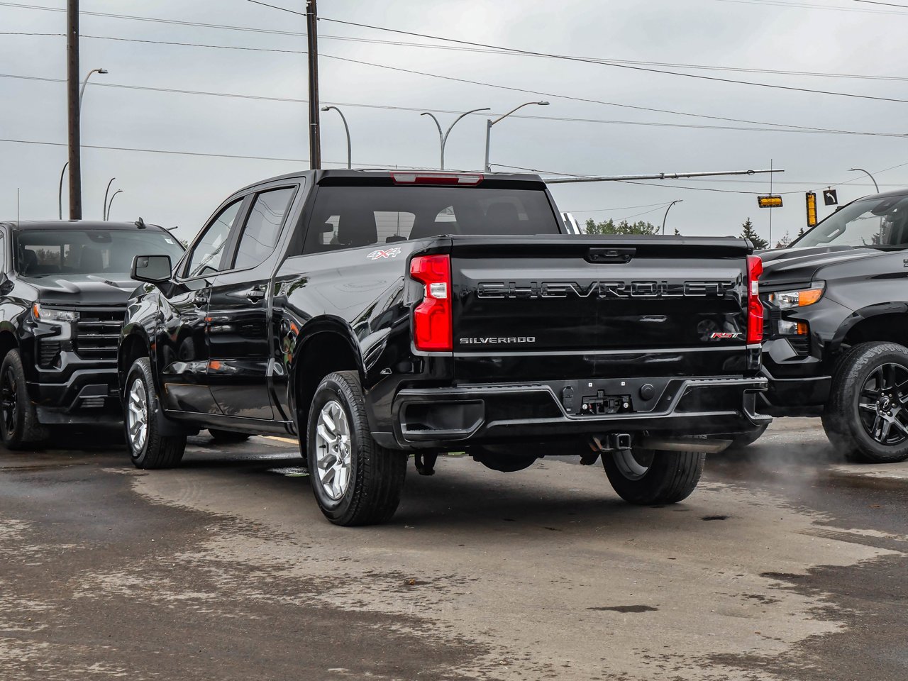 2024 Chevrolet Silverado 1500 4WD Crew Cab 147 RST Black Sherwood Park - photo #5